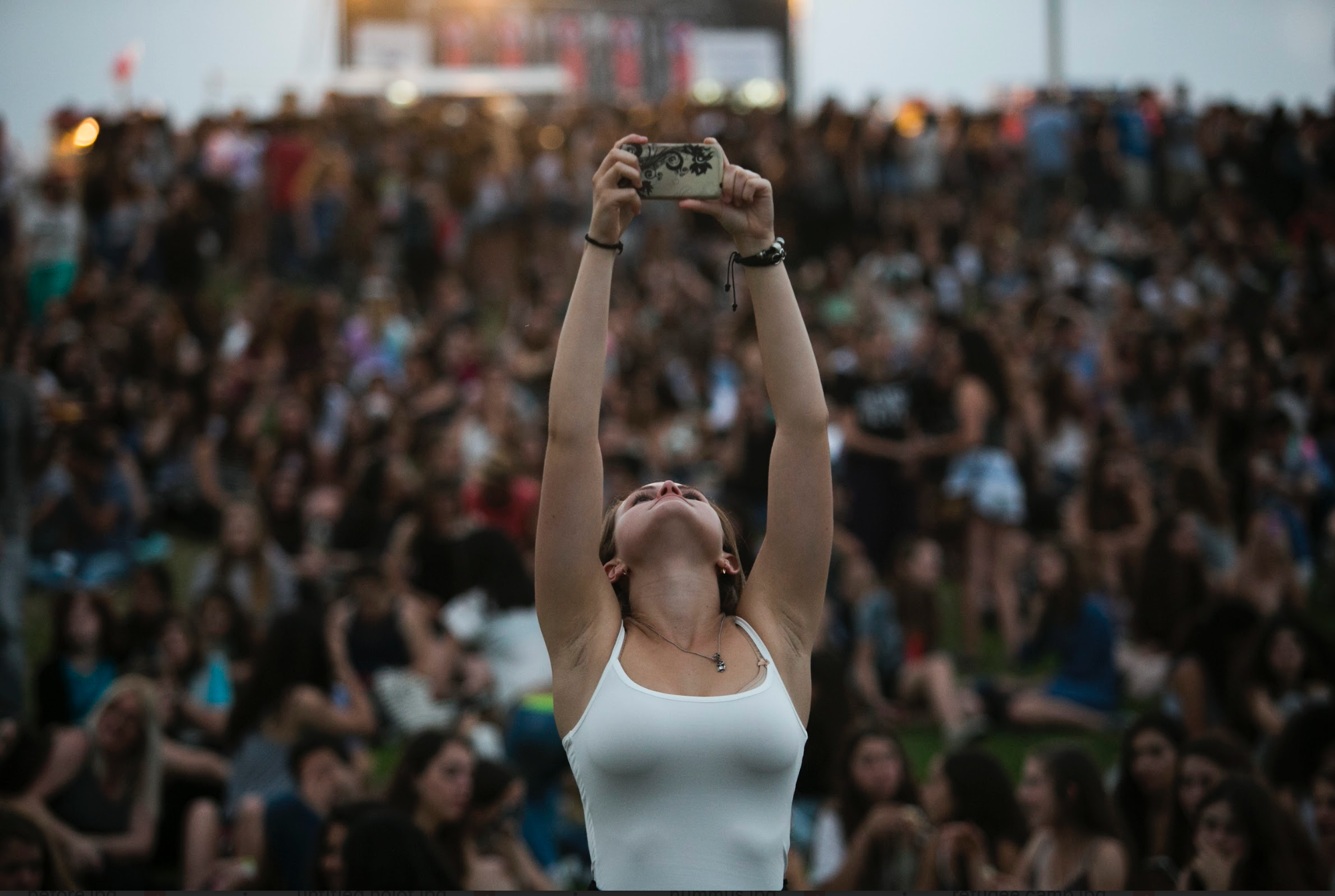 Concert selfie